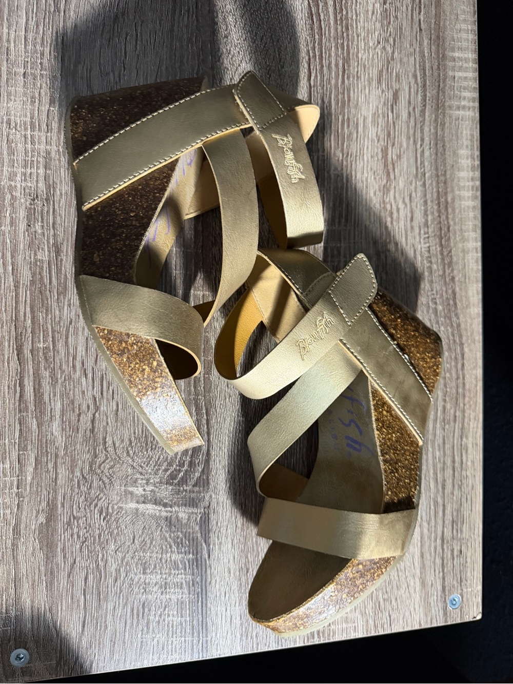 Womens Strappy Wedge Sandals by Blowfish - Picture 8 of 10